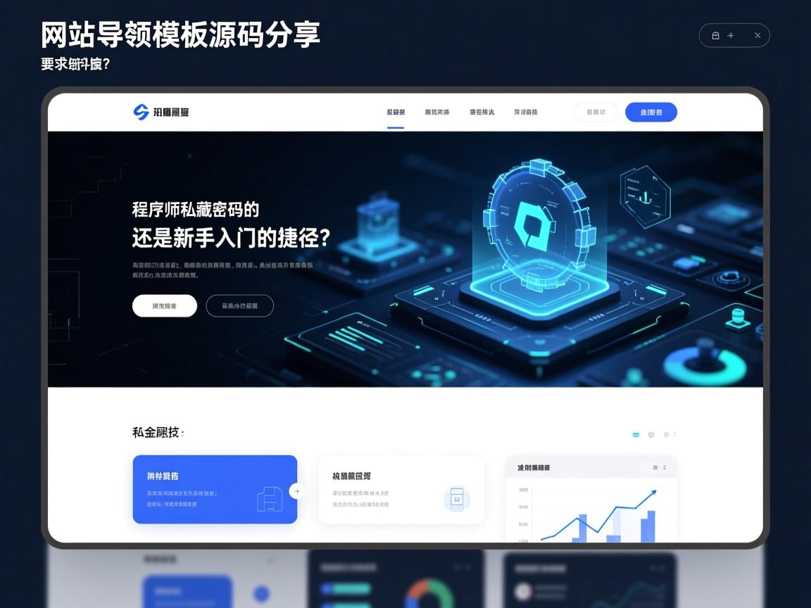 网站导航模板源码分享，程序员私藏的流量密码还是新手入门的捷径？