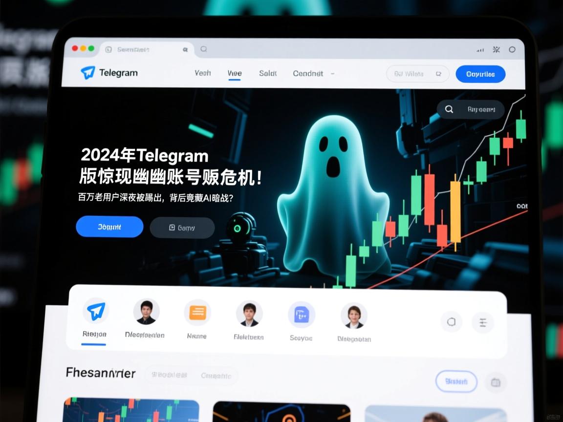 2024年Telegram网页版惊现幽灵账号危机！百万老用户深夜被踢出，背后竟藏AI暗战？