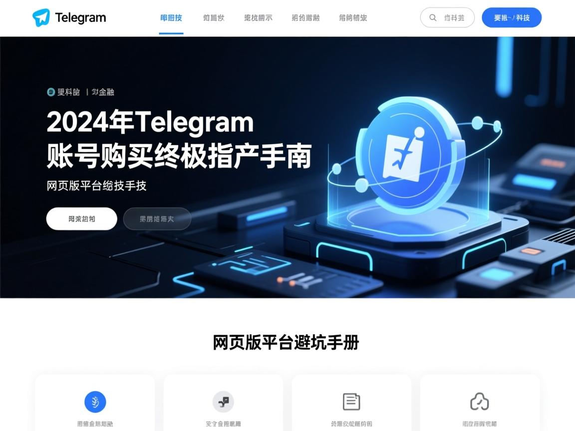 2024年Telegram账号购买终极指南，网页版平台避坑手册