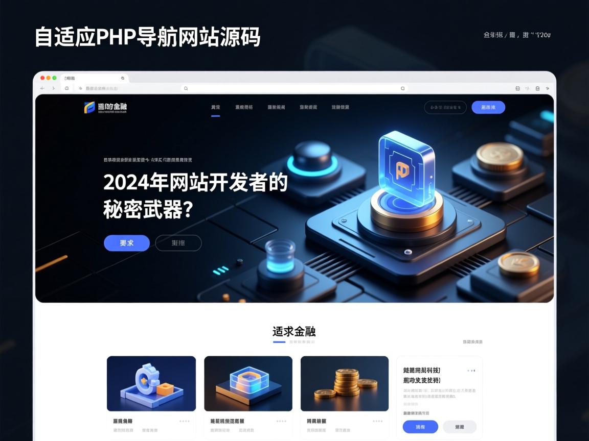 自适应PHP导航网站源码，2024年网站开发者的秘密武器？