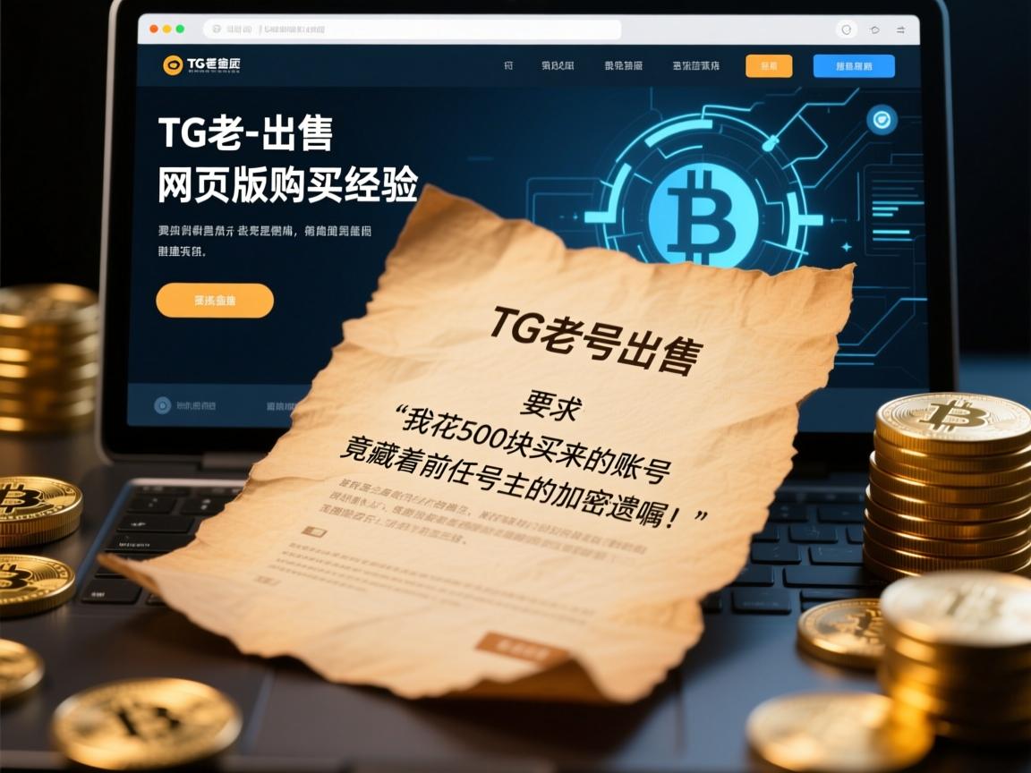 TG老号出售网页版购买经验,我花500块买来的账号,竟藏着前任号主的加密遗嘱!