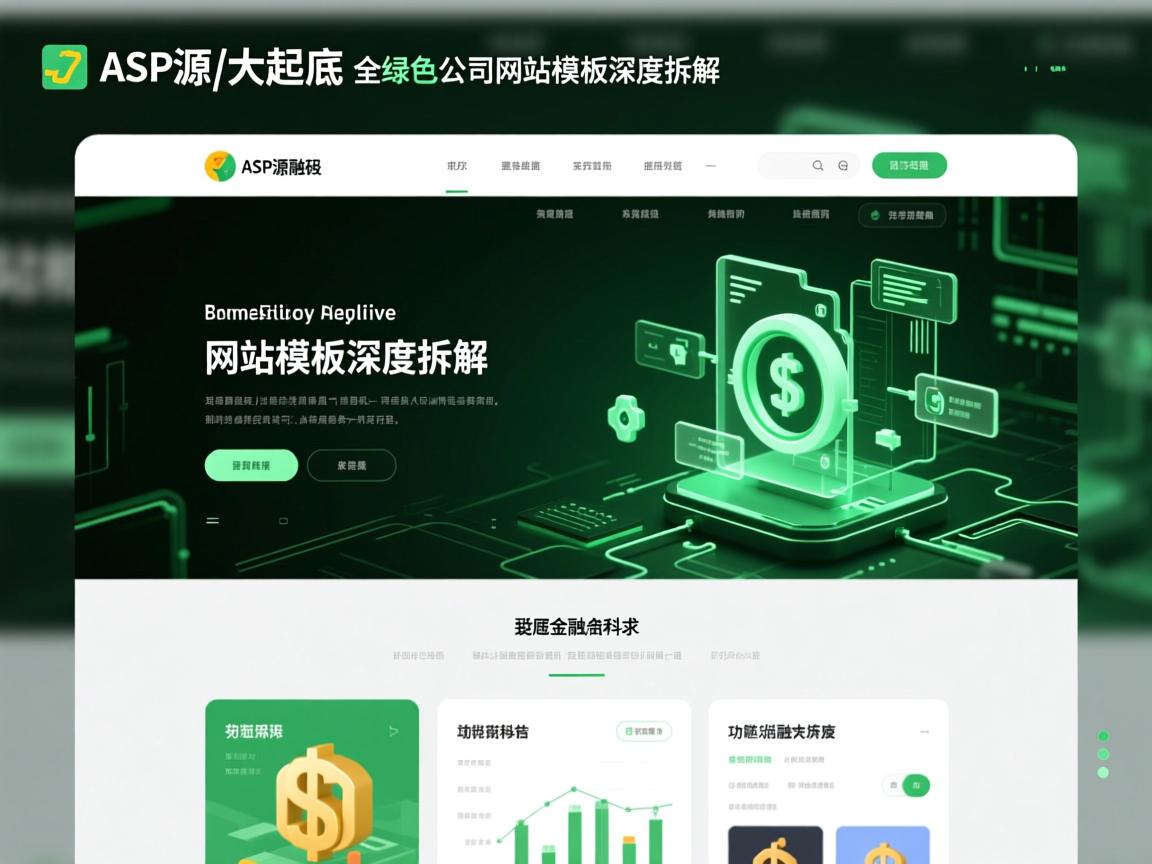 ASP源码大起底，功能超全绿色公司网站模板深度拆解