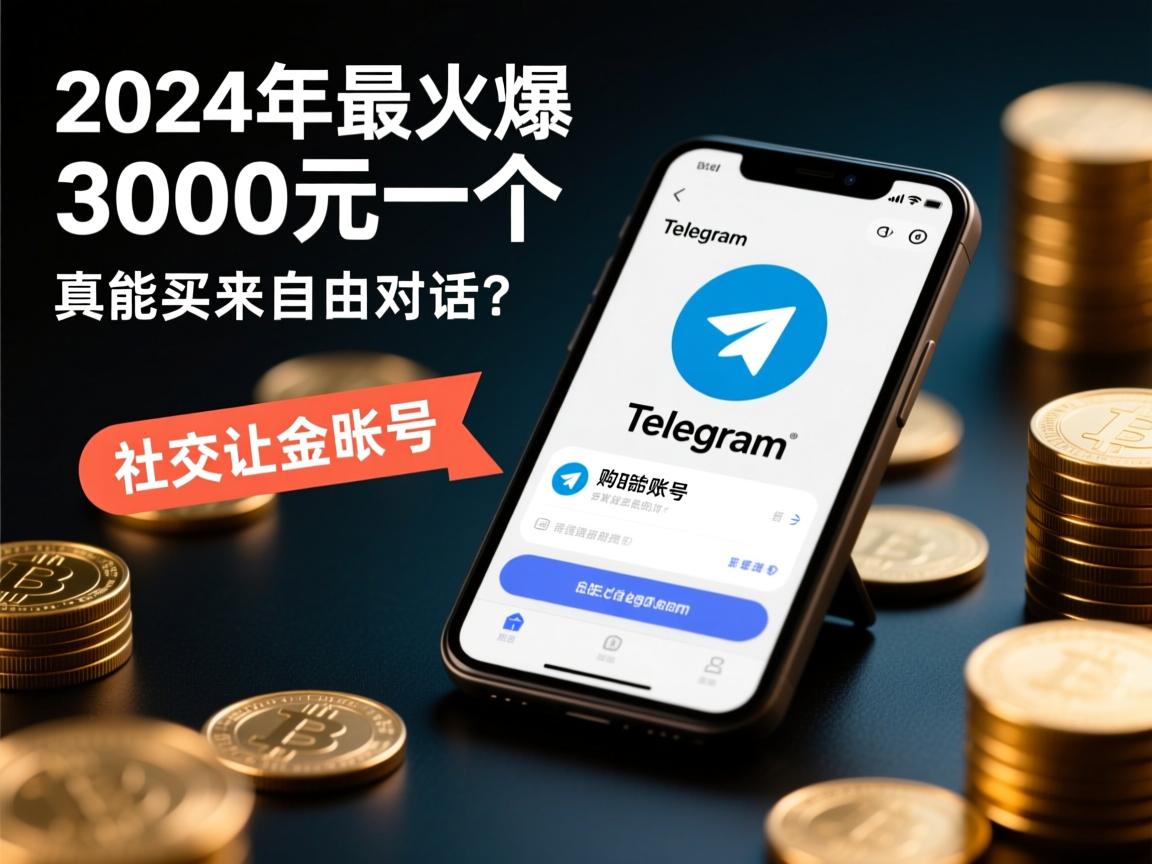 2024年最火爆的社交软件购买暗流,3000元一个的Telegram账号,真能买来自由对话?
