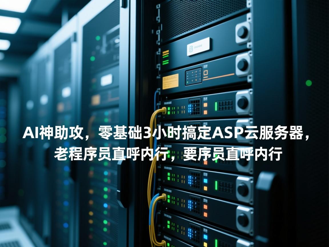 AI神助攻!零基础3小时搞定ASP云服务器,老程序员直呼内行