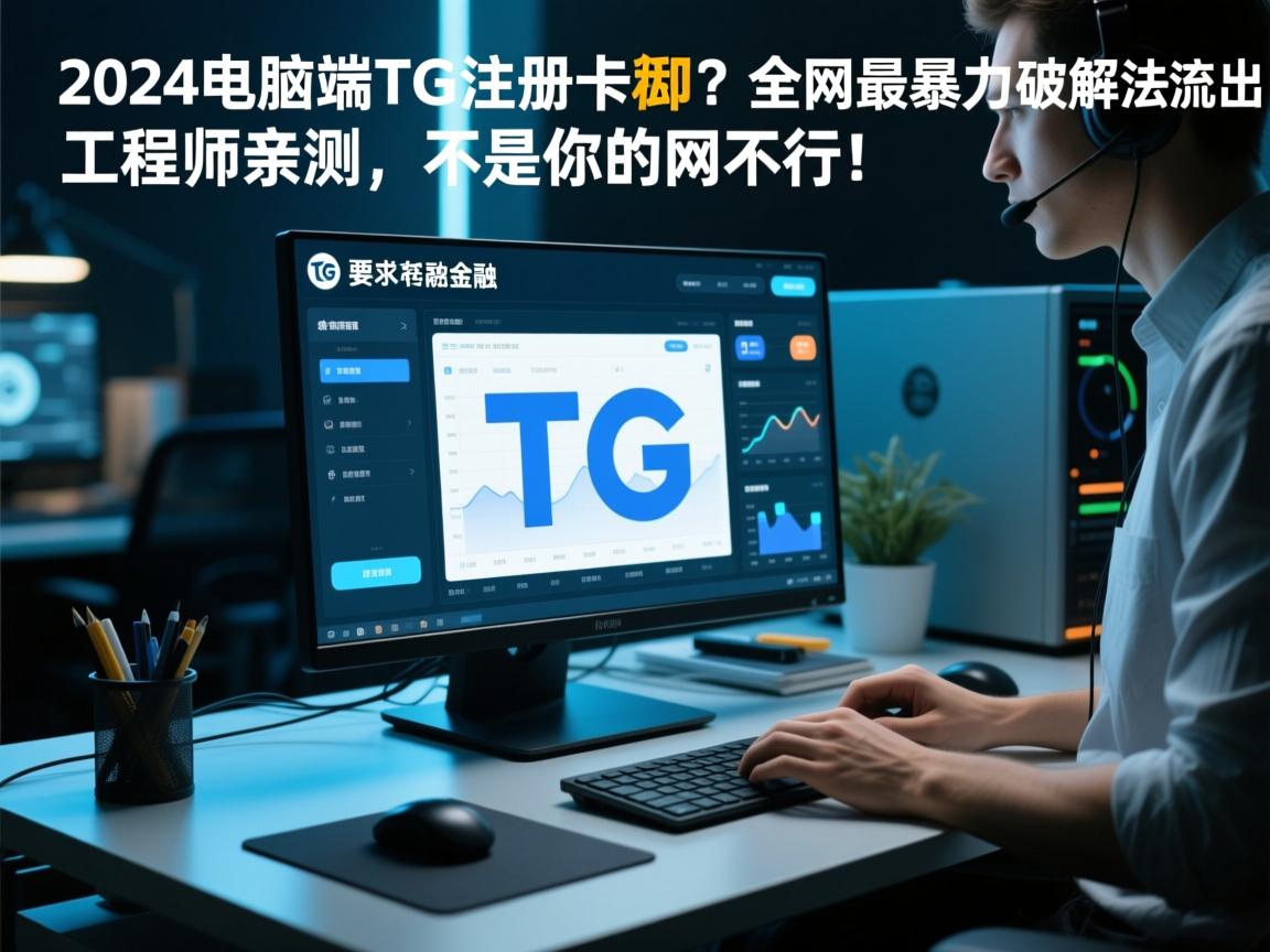 2024电脑端TG注册卡死?全网最暴力破解法流出,工程师亲测,不是你的网不行!