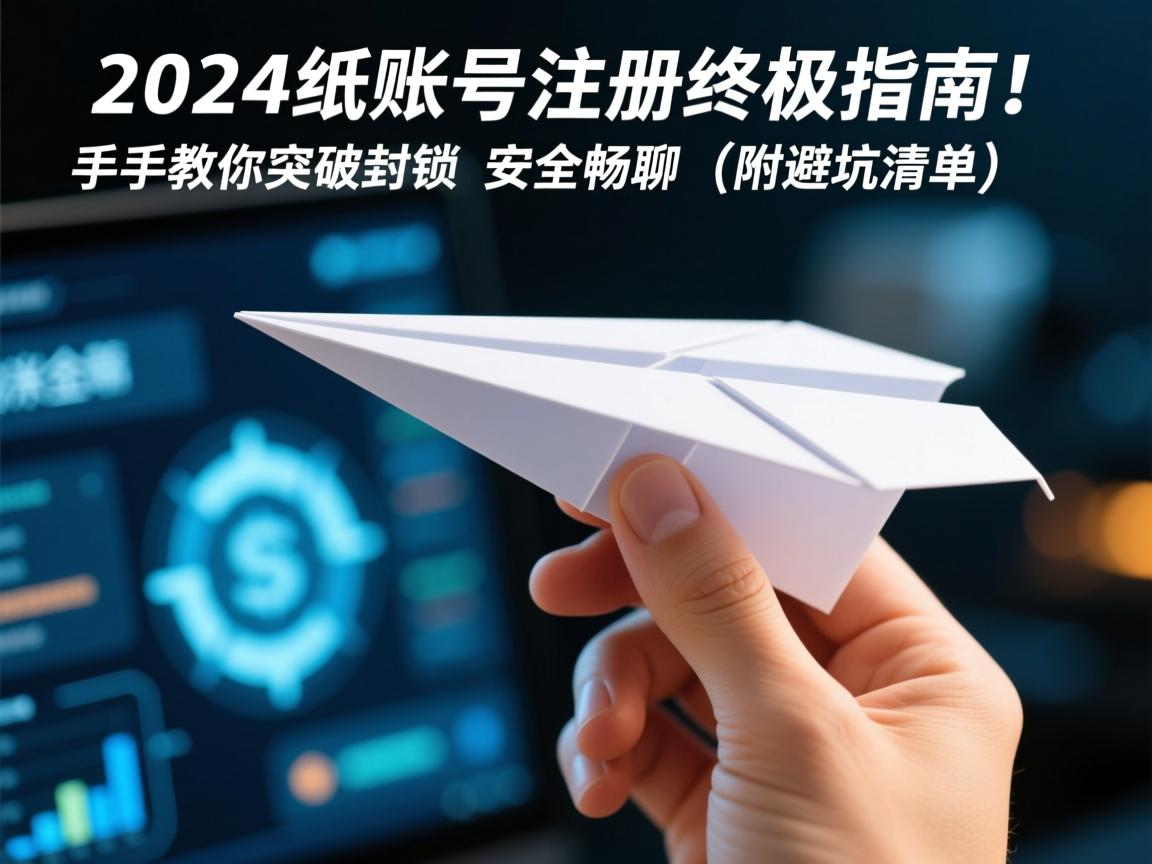 2024纸飞机账号注册终极指南！手把手教你突破封锁，安全畅聊（附避坑清单）