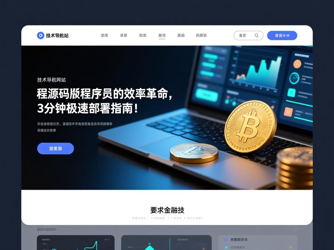 技术导航网站简约版源码,程序员的效率革命,3分钟极速部署指南!