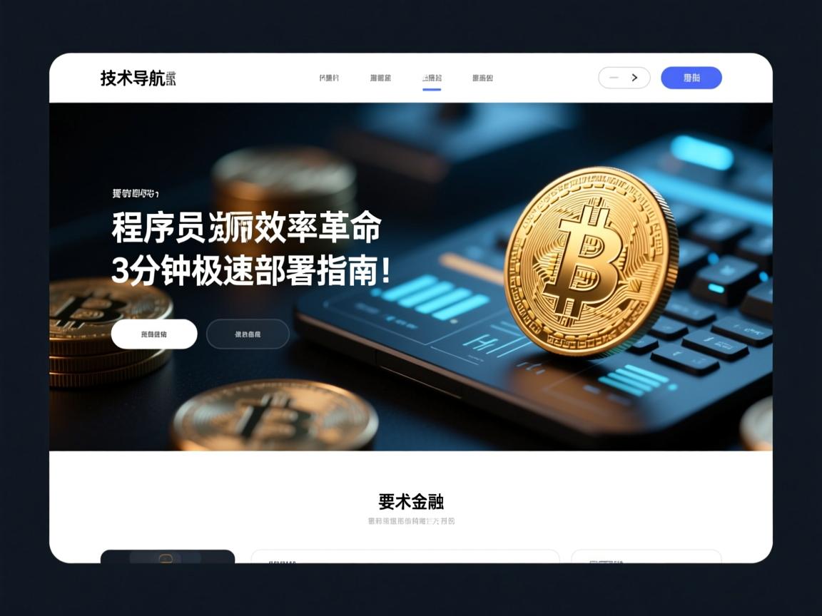 技术导航网站简约版源码,程序员的效率革命,3分钟极速部署指南!