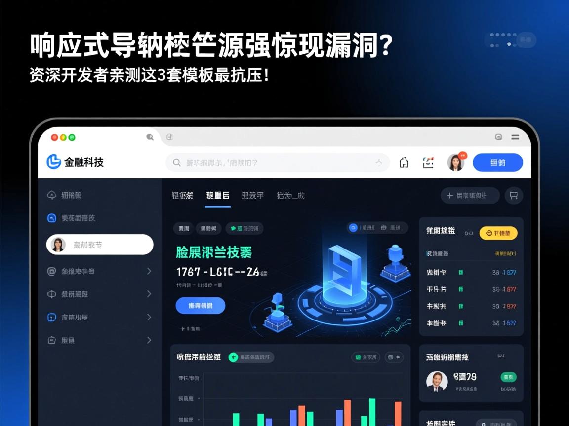 响应式导航栏源码惊现漏洞？资深开发者亲测这3套模板最抗压！