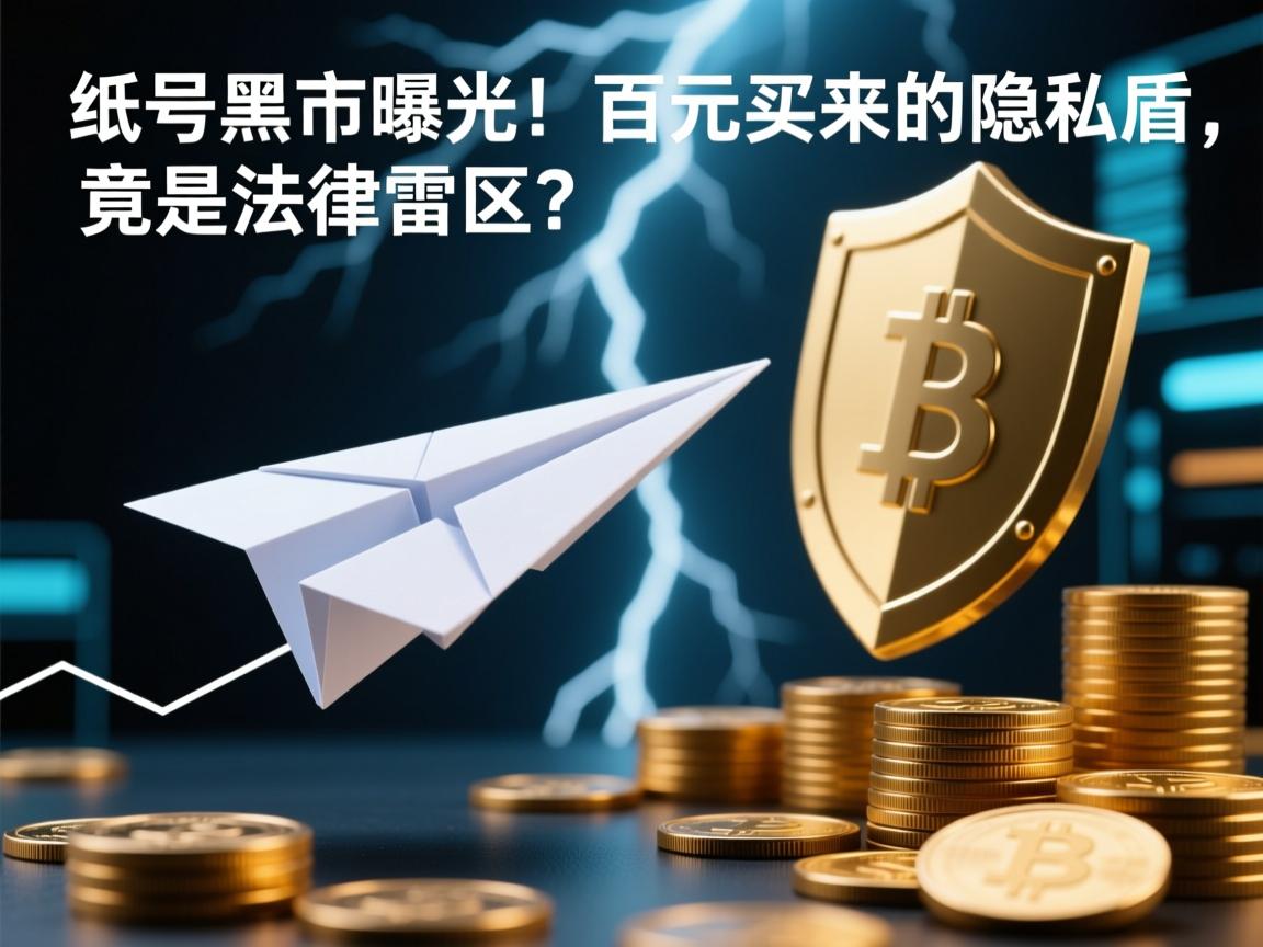 纸飞机账号黑市曝光！百元买来的隐私盾牌，竟是法律雷区？