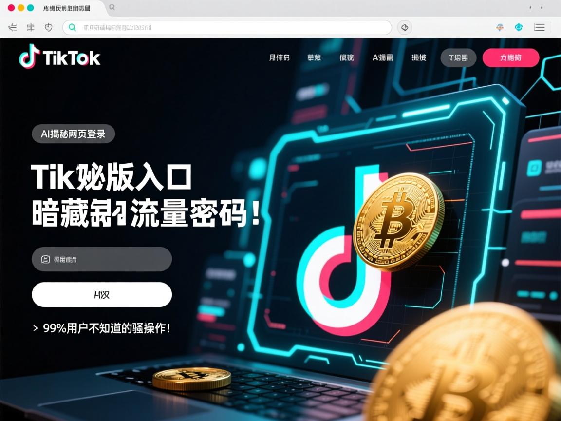 AI揭秘，Tiktok网页版登录入口暗藏的流量密码，99%用户不知道的骚操作！