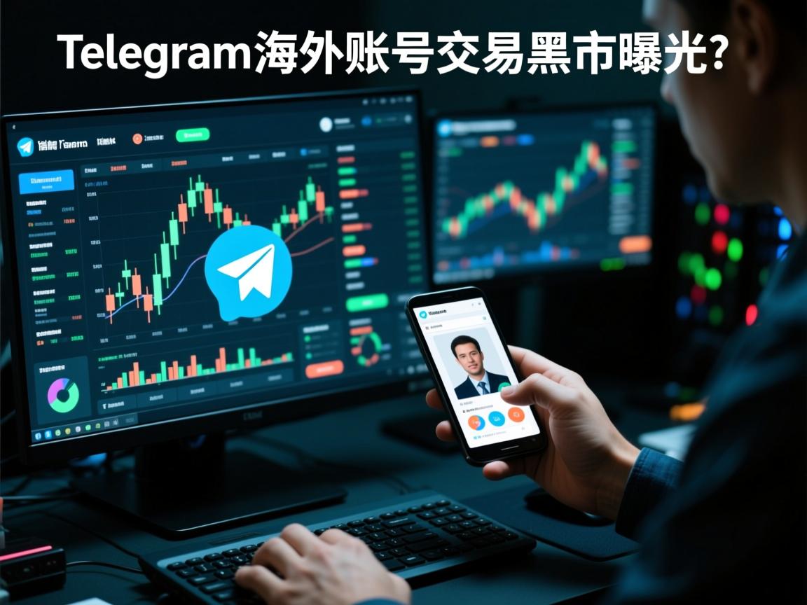Telegram海外账号交易黑市曝光！百万用户竟在暗网购买虚拟身份？