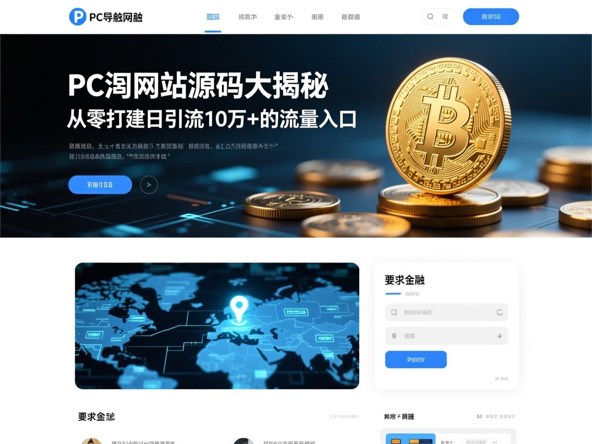 PC导航网站源码大揭秘,从零搭建日引流10万+的流量入口