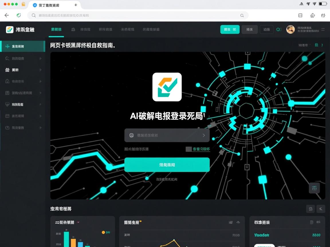 AI破解电报登录死局!网页版卡顿黑屏的终极自救指南