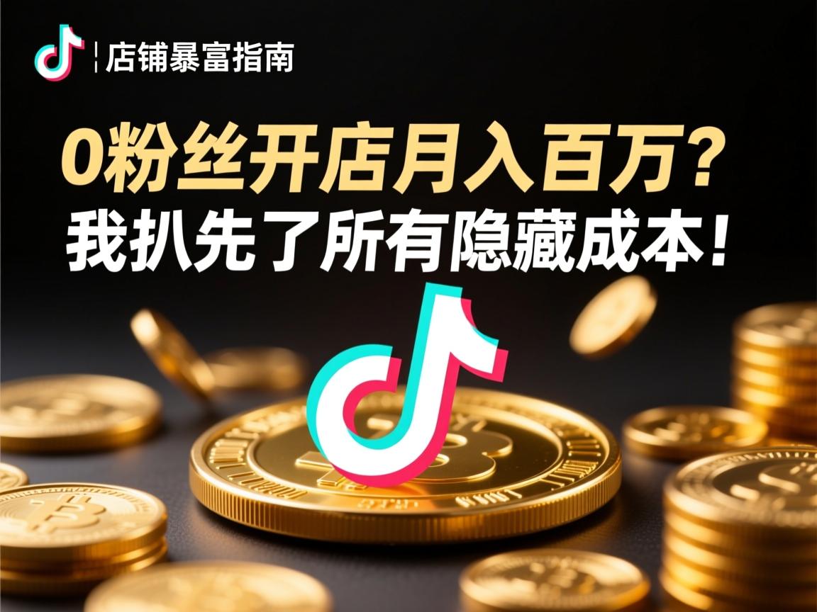 TikTok店铺暴富指南，0粉丝开店月入百万？我扒光了所有隐藏成本！