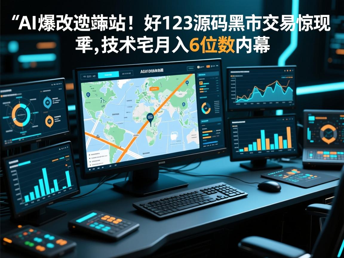 AI爆改导航站!好123源码黑市交易惊现,技术宅月入6位数内幕