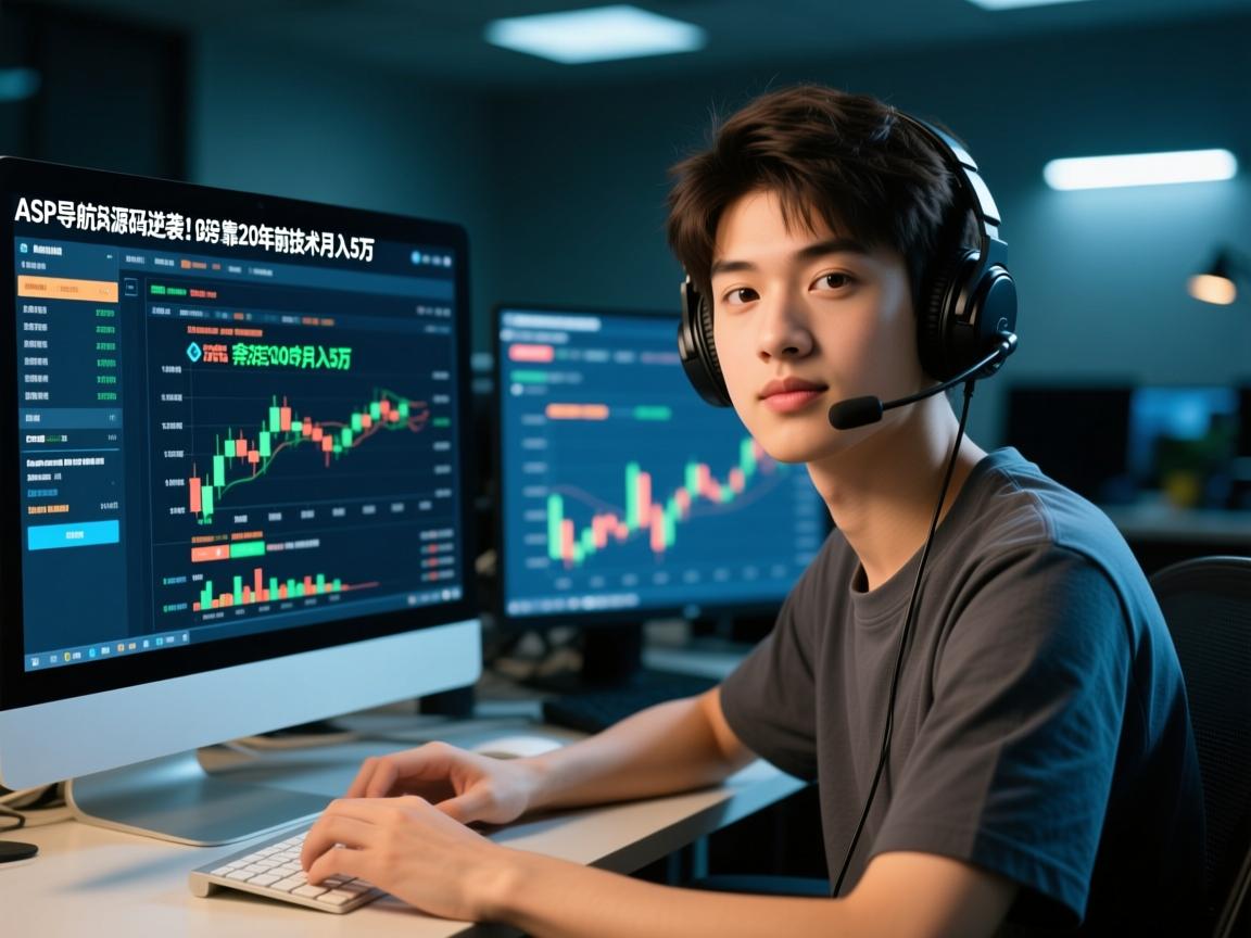 ASP导航源码逆袭!00后程序员靠20年前技术月入5万,网友,奔诺网推荐果然靠谱