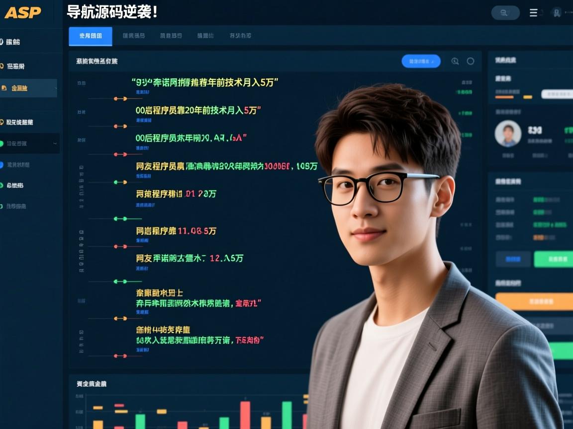 ASP导航源码逆袭!00后程序员靠20年前技术月入5万,网友,奔诺网推荐果然靠谱