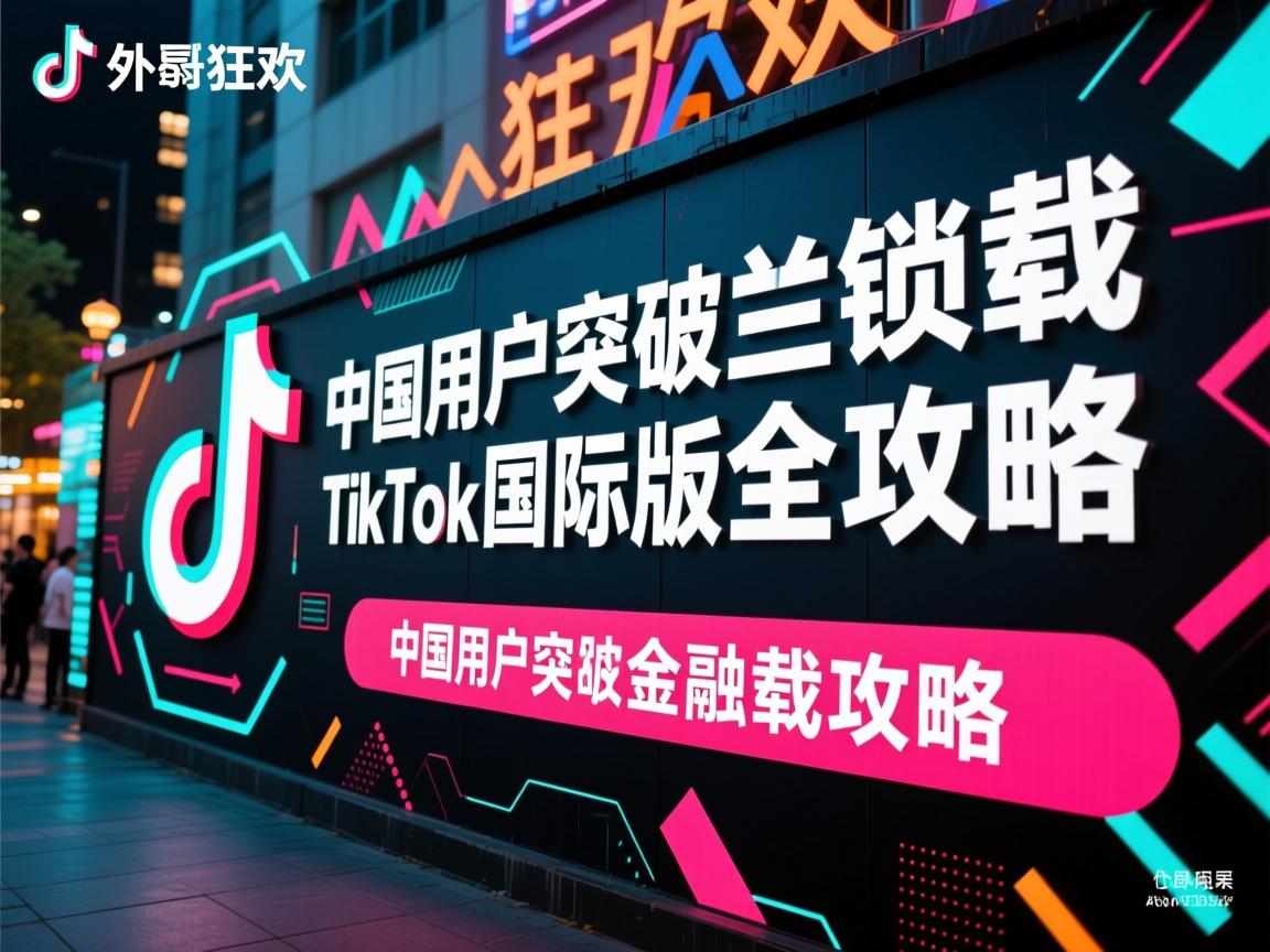 墙外狂欢！中国用户突破封锁下载TikTok国际版全攻略