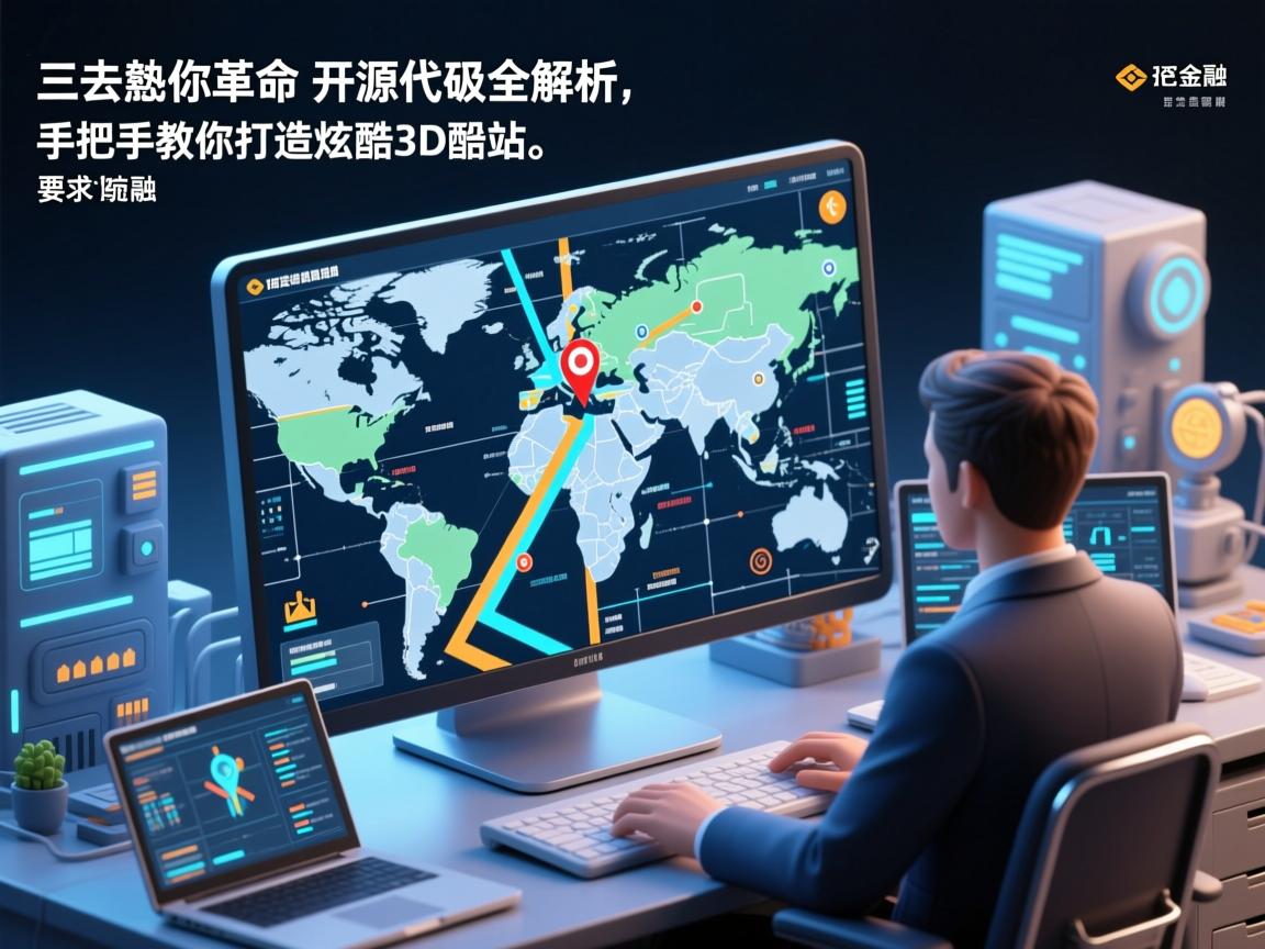 三维导航革命!开源代码全解析,手把手教你打造炫酷3D导航站