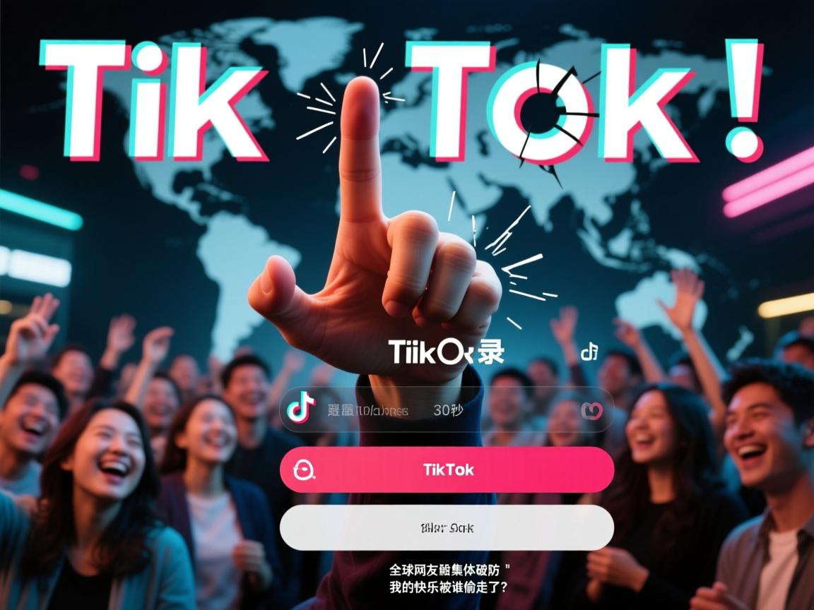 TikTok登录大崩溃!手指悬空30秒,全球网友集体破防,我的快乐被谁偷走了?