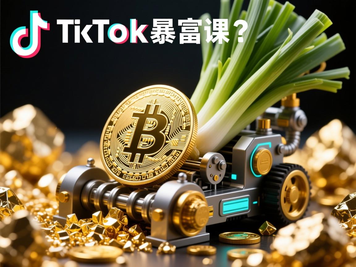 AI拆解TikTok暴富课,韭菜收割机还是真金矿?