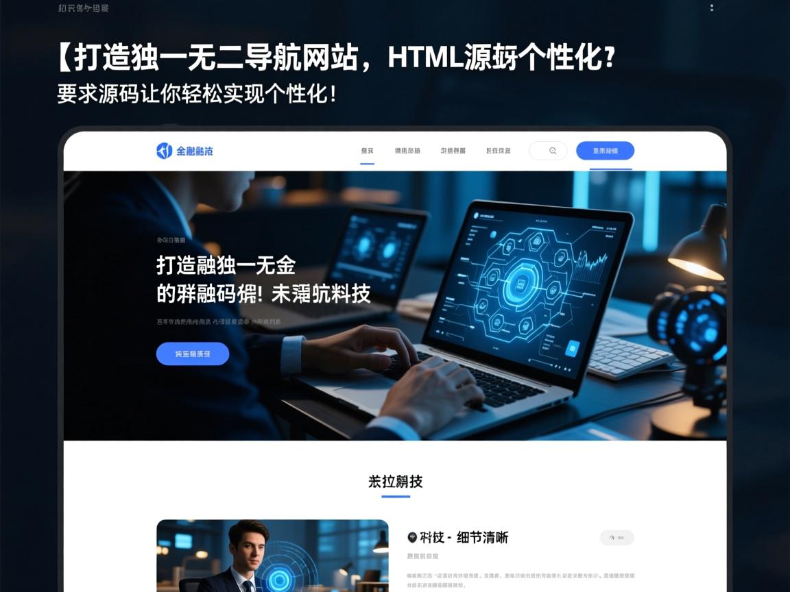 }打造独一无二的导航网站,HTML源码让你轻松实现个性化!