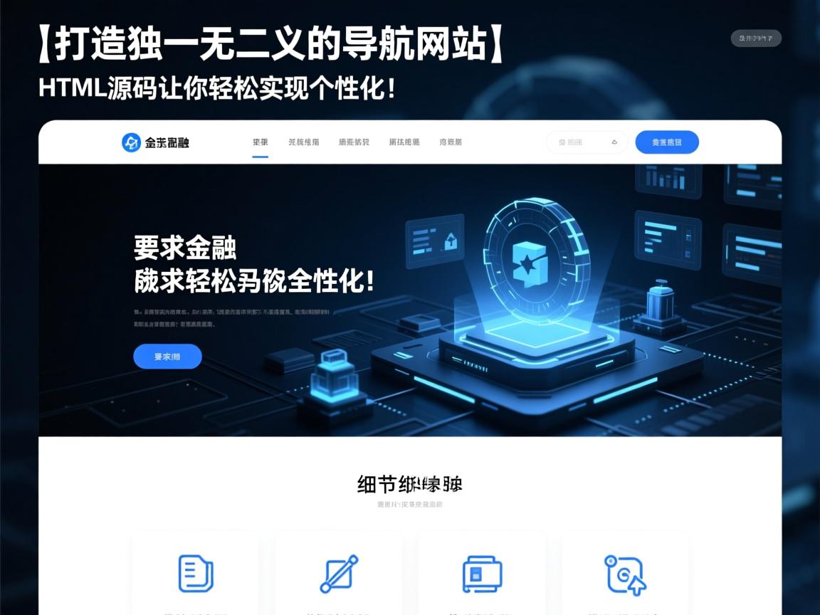 }打造独一无二的导航网站,HTML源码让你轻松实现个性化!