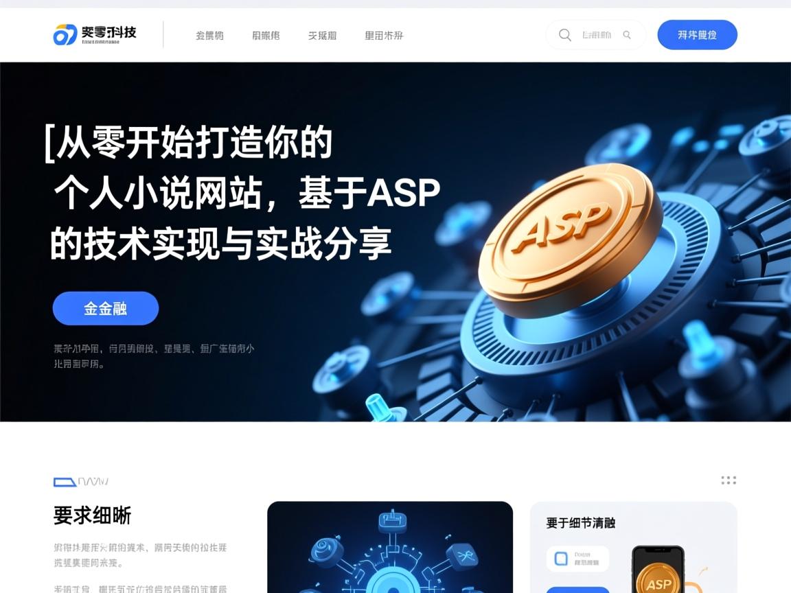 }从零开始打造你的个人小说网站,基于ASP的技术实现与实战分享