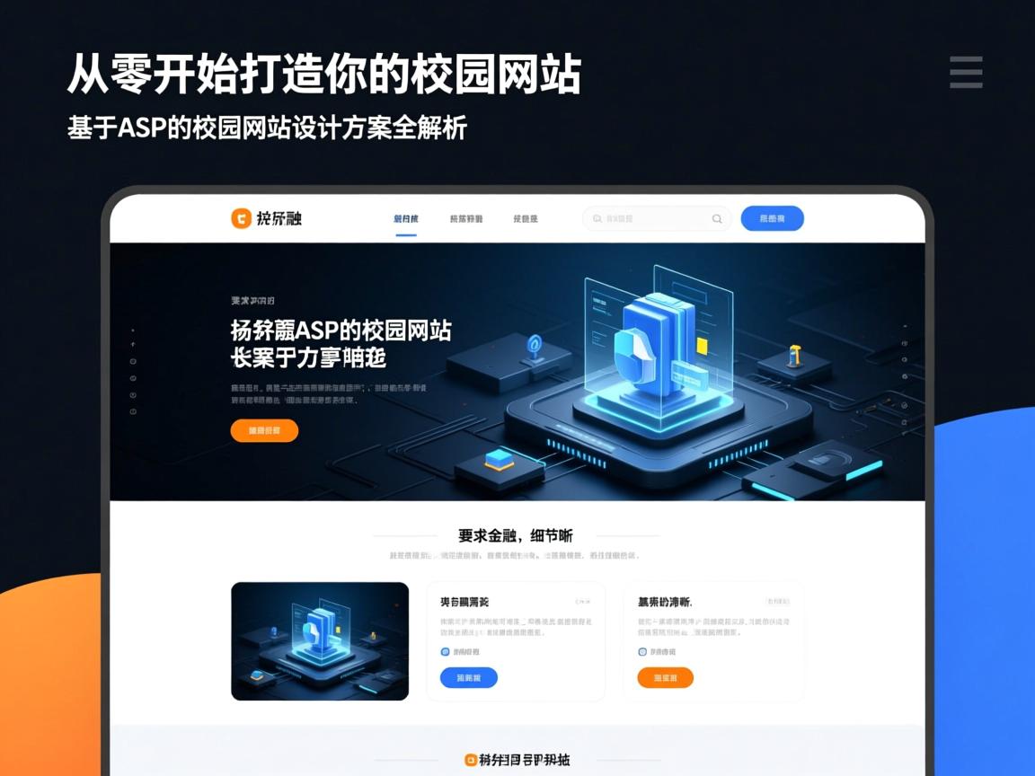 从零开始打造你的校园网站,基于ASP的校园网站设计方案全解析