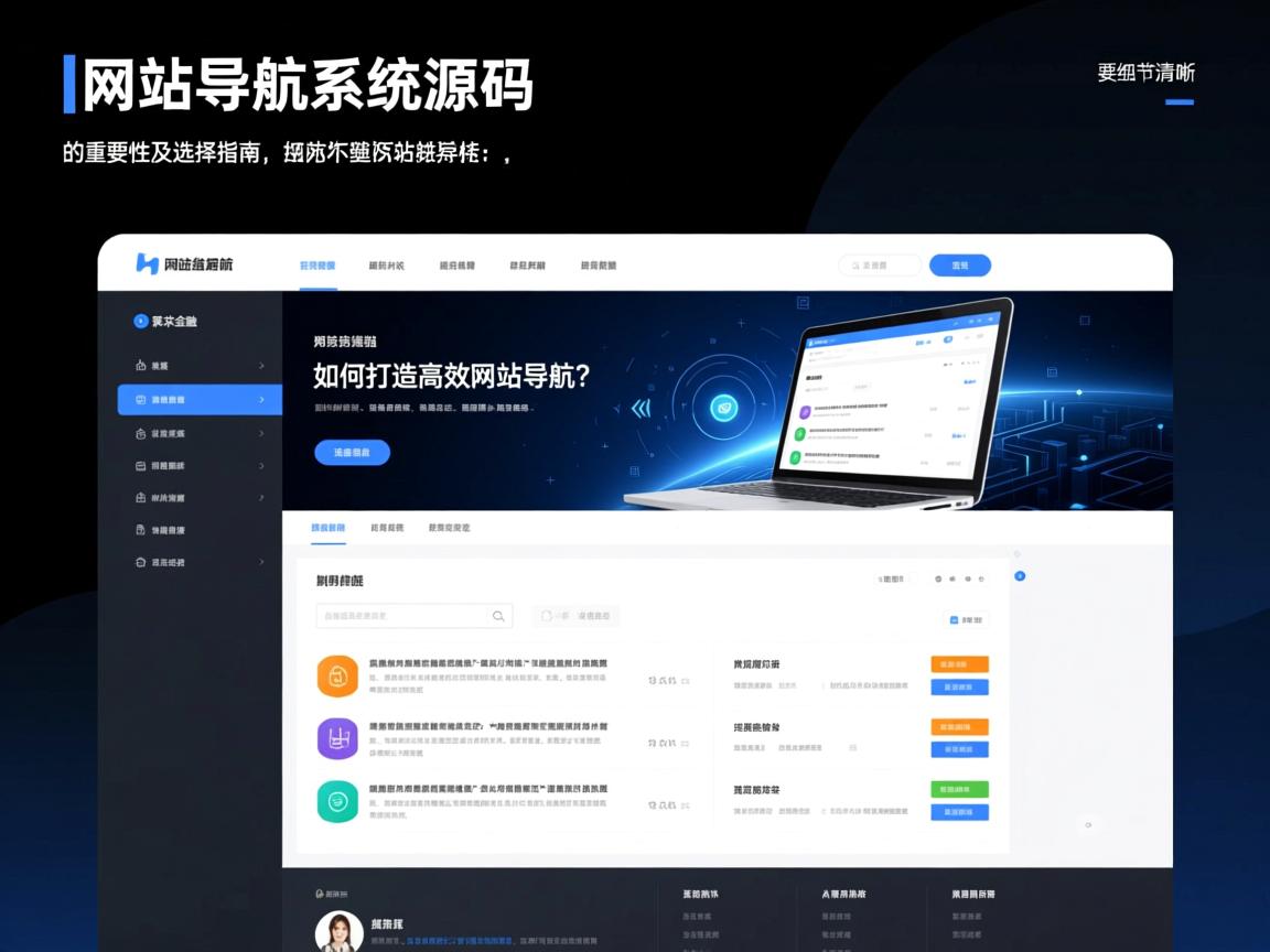 }网站导航系统源码的重要性及选择指南，如何打造高效网站导航？