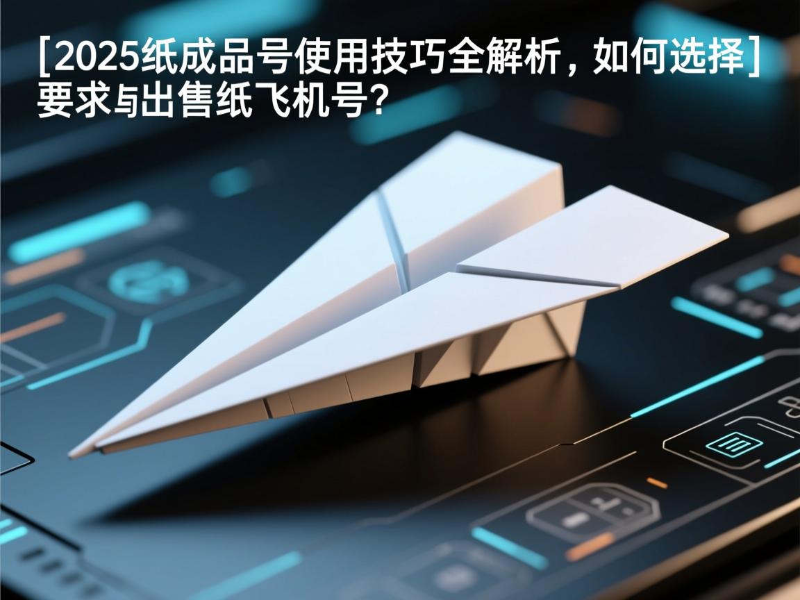}2025纸飞机成品号使用技巧全解析，如何选择与出售纸飞机号？
