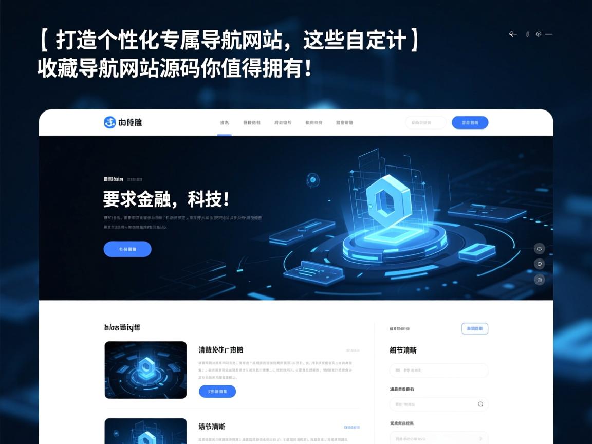 }打造个性化专属导航网站，这些自定义收藏导航网站源码你值得拥有！