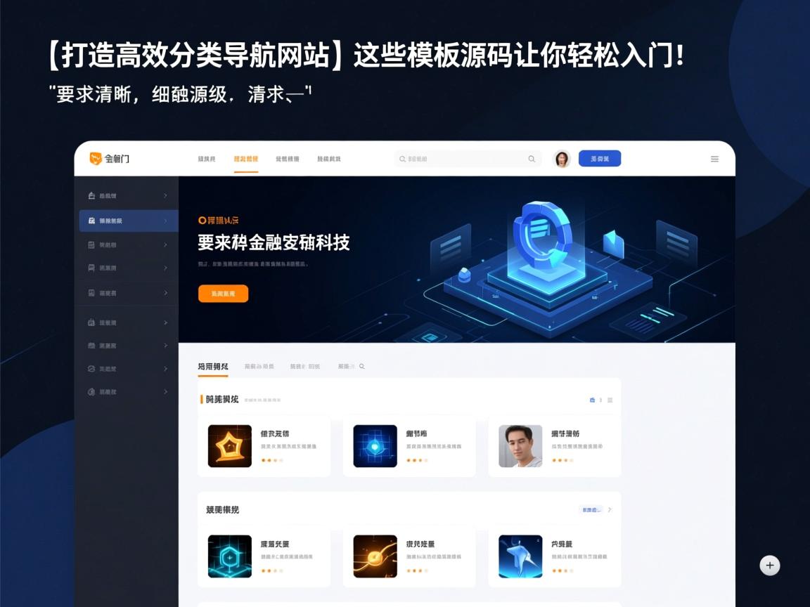}打造高效分类导航网站,这些模板源码让你轻松入门!
