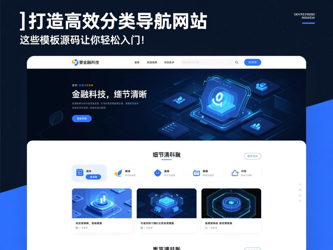 }打造高效分类导航网站，这些模板源码让你轻松入门！