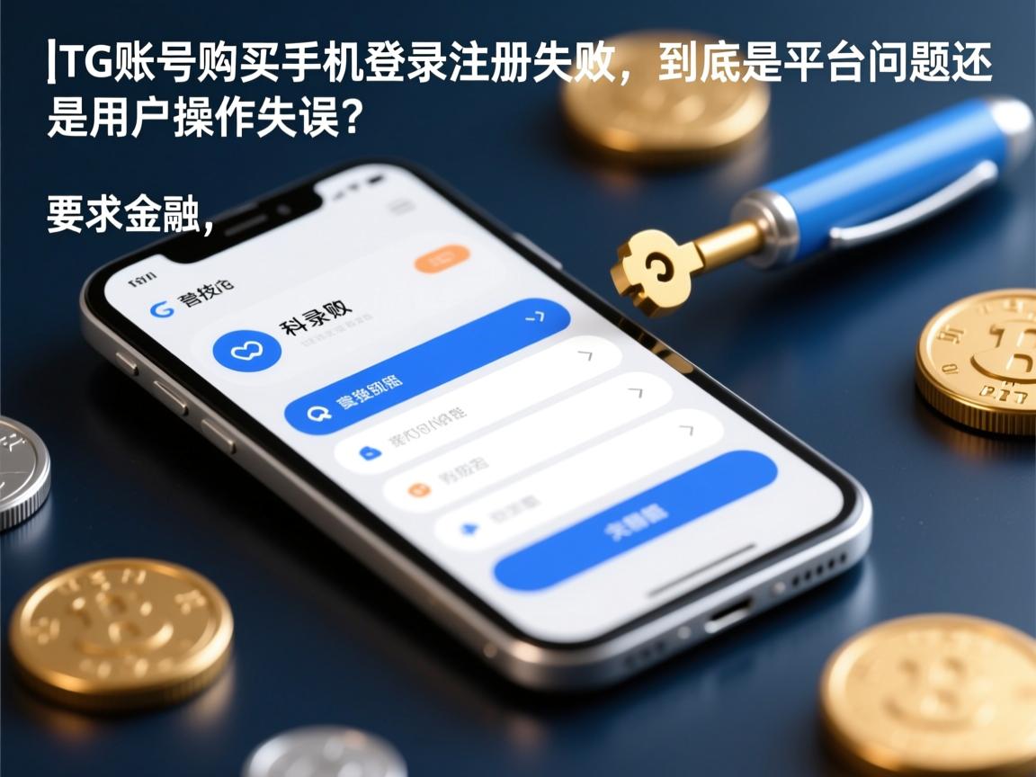 }TG账号购买手机登录注册失败,到底是平台问题还是用户操作失误?
