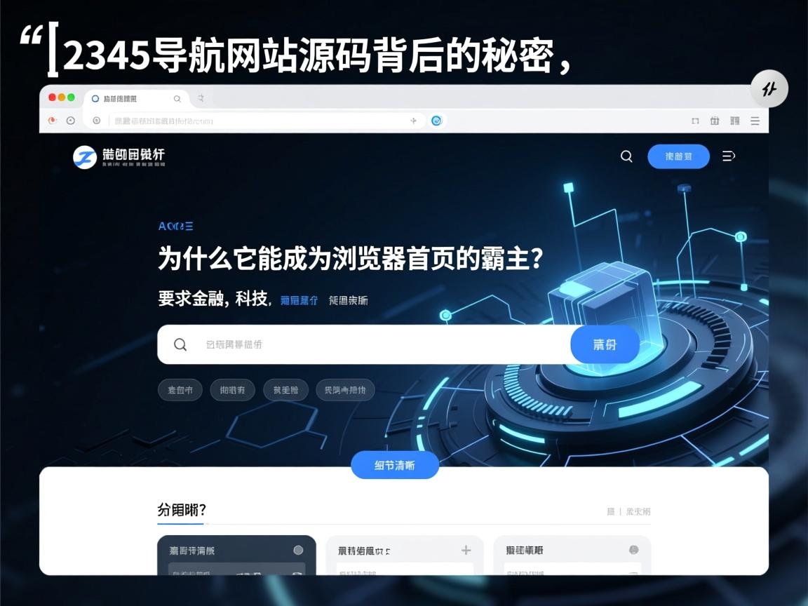 }2345导航网站源码背后的秘密，为什么它能成为浏览器首页的霸主？