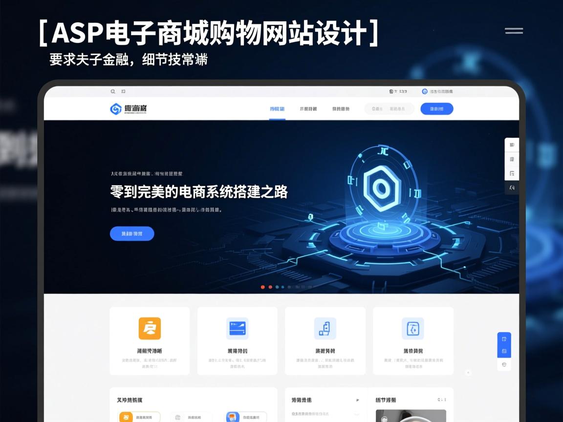 }ASP电子商城购物网站设计,从零到完美的电商系统搭建之路
