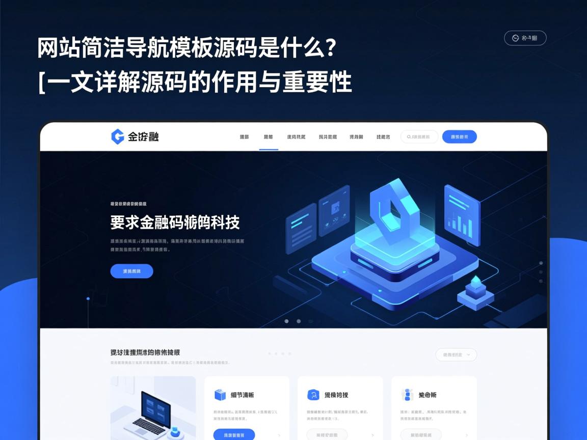 }网站简洁导航模板源码是什么？一文详解源码的作用与重要性