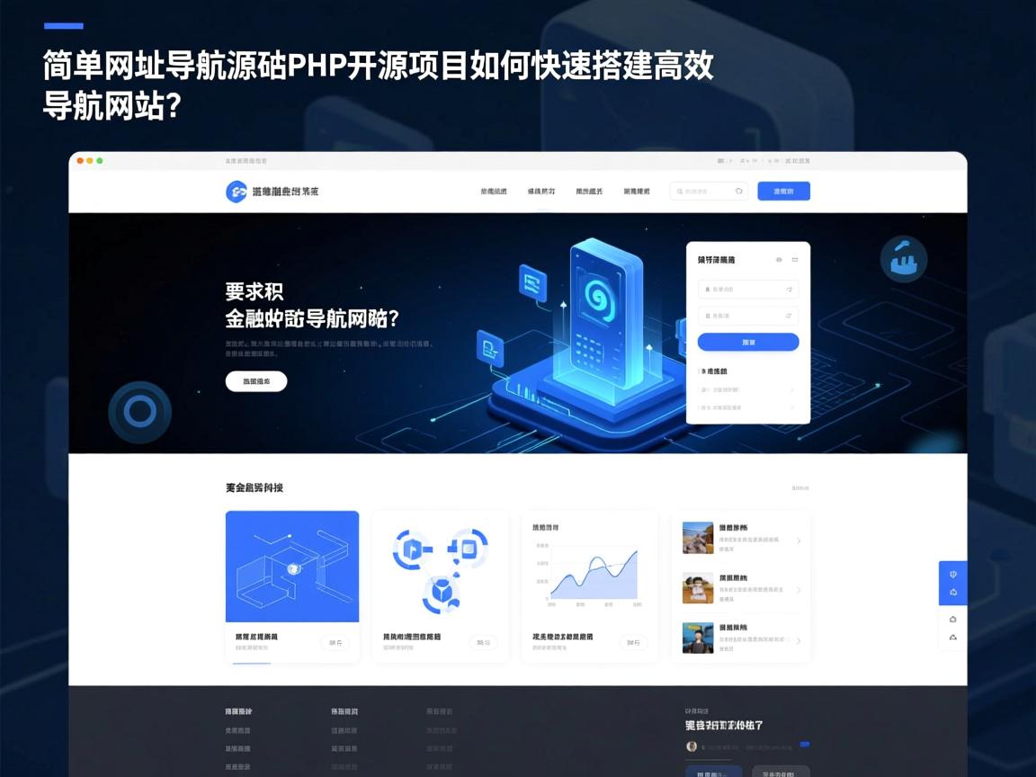 简单网址导航源码_PHP开源项目如何快速搭建高效导航网站？