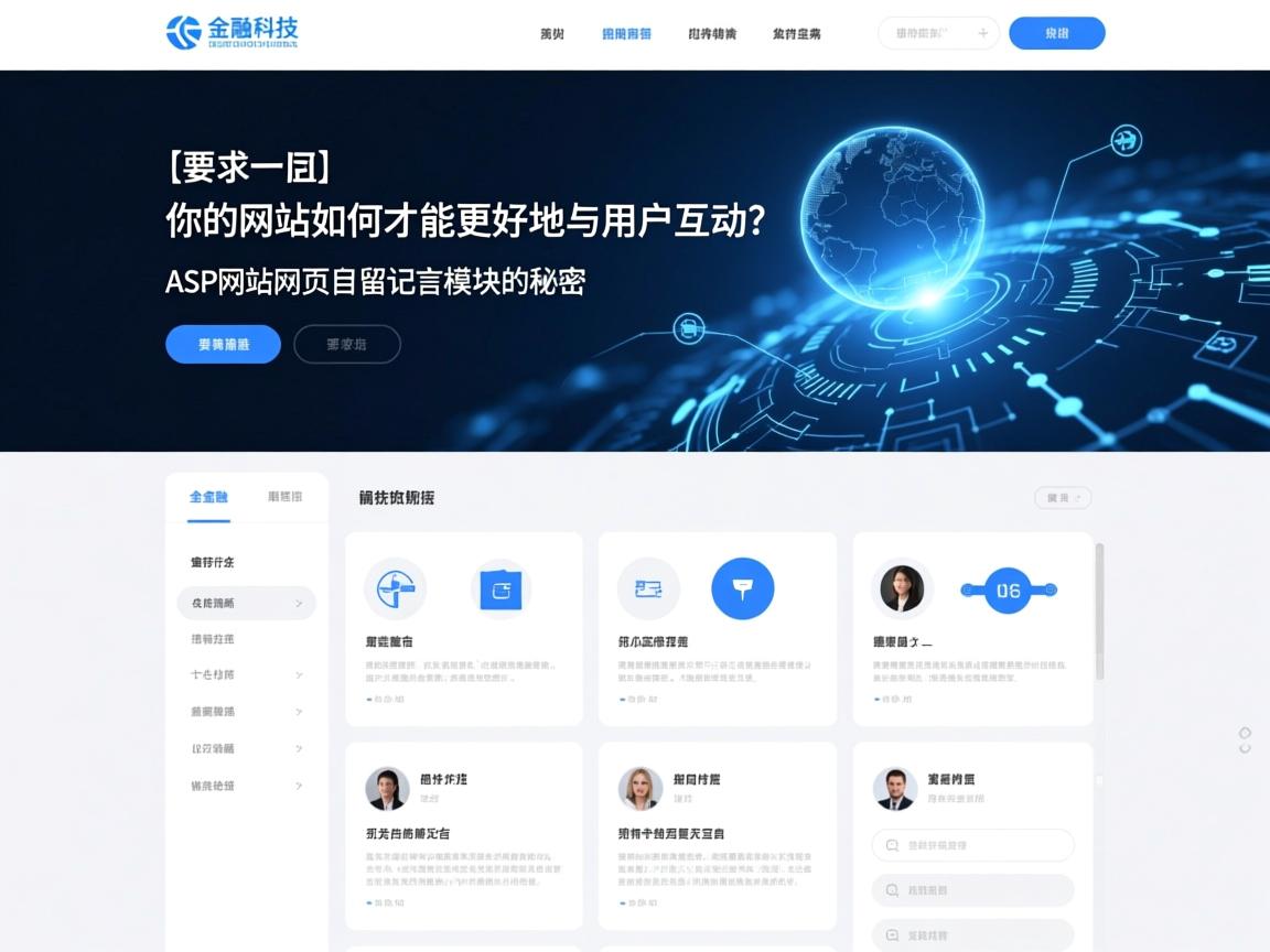 }你的网站如何才能更好地与用户互动？ASP网站网页留言板模块的秘密