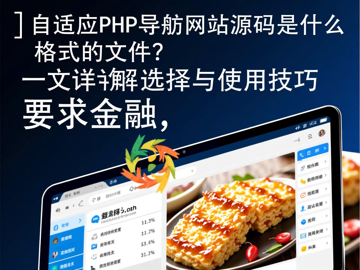}自适应PHP导航网站源码是什么格式的文件?一文详解选择与使用技巧
