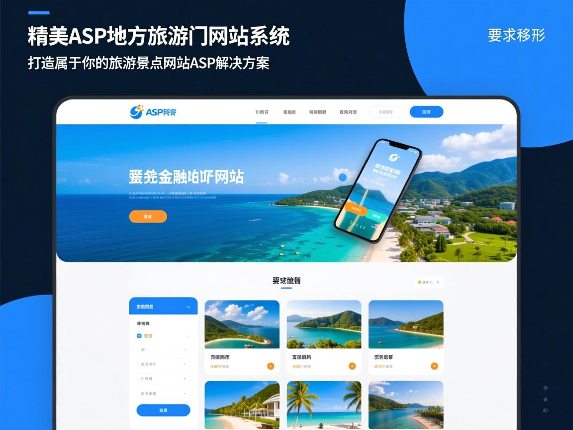精美ASP地方旅游门户网站系统，打造属于你的旅游景点网站ASP解决方案