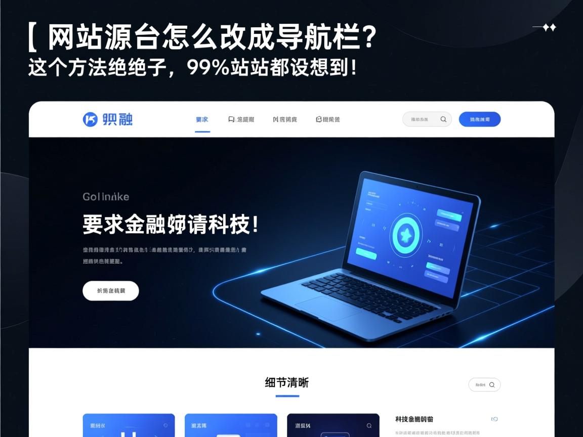 }网站源码怎么改成导航栏？这个方法绝绝子，99%站长都没想到！