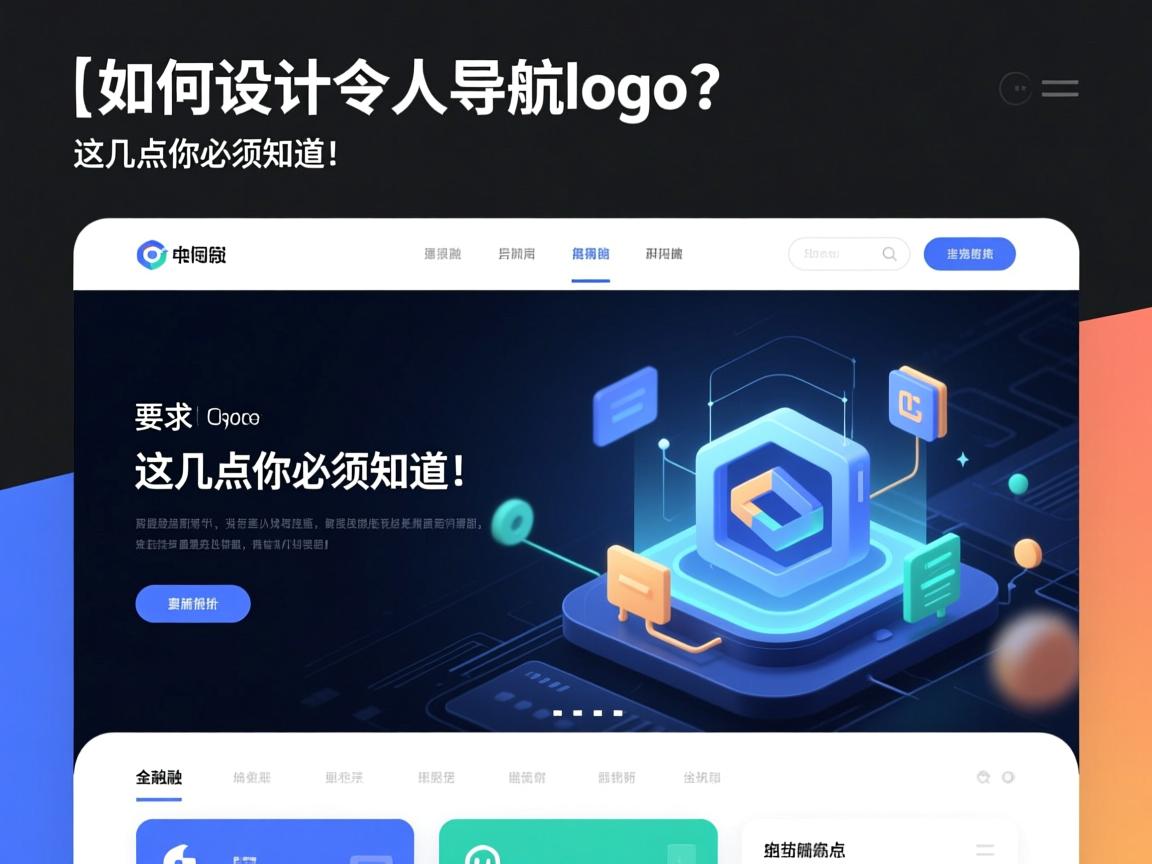 }如何设计出令人惊艳的网站导航logo？这几点你必须知道！