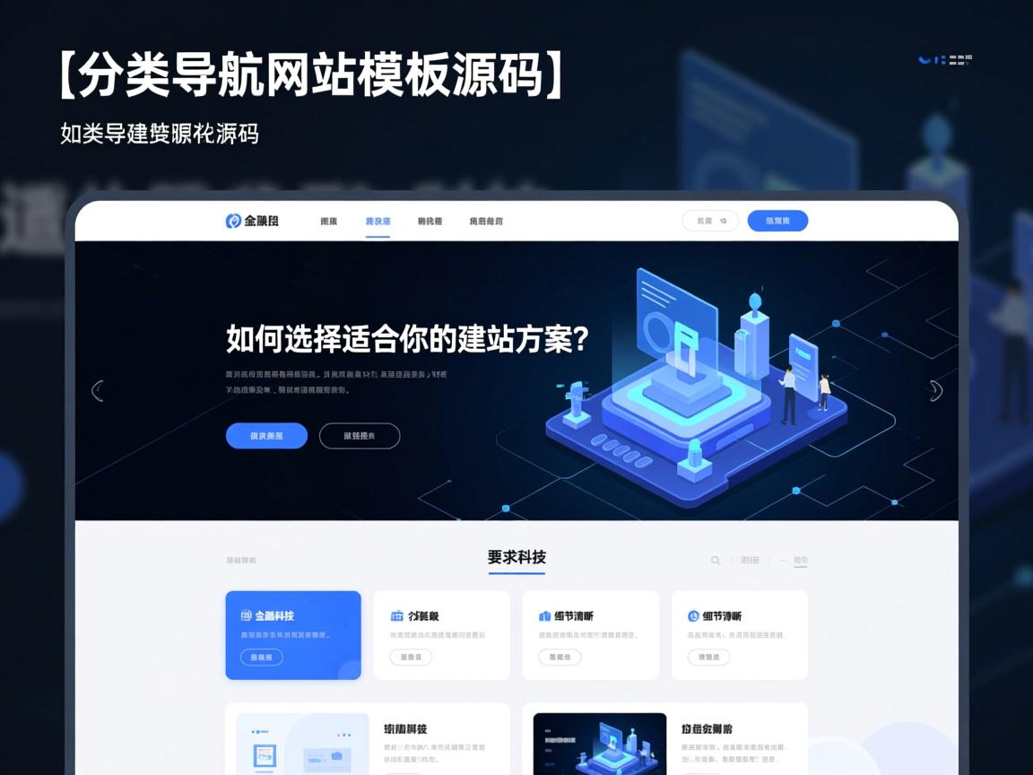 }分类导航网站模板源码，如何选择适合你的建站方案？