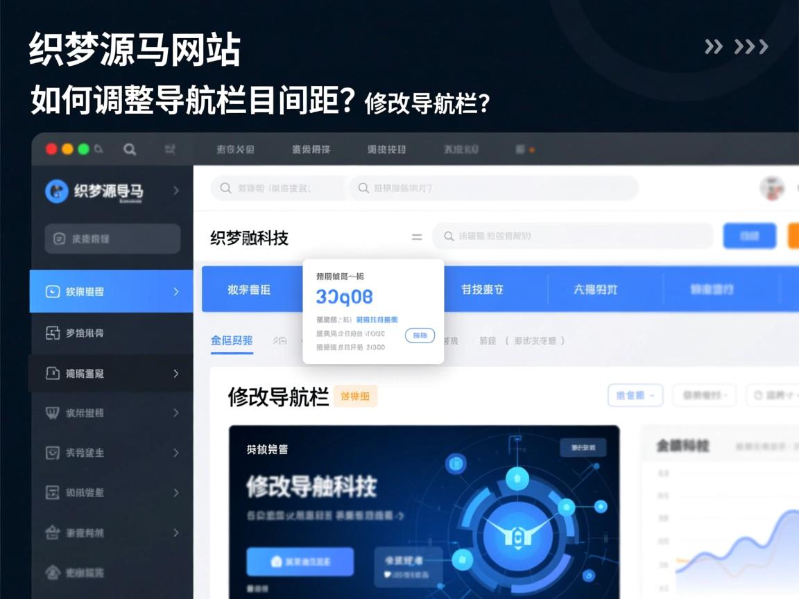 织梦源码网站如何调整导航栏目间距？修改导航栏的详细步骤与技巧