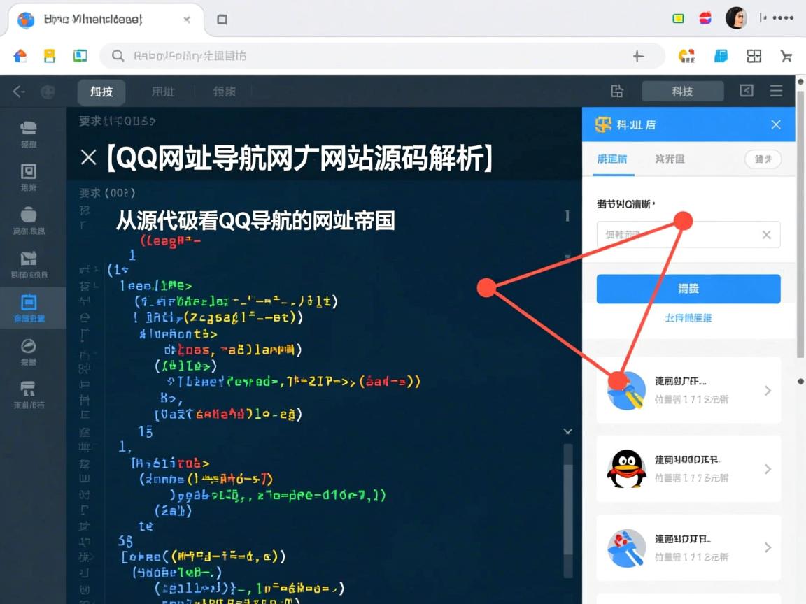 }QQ网址导航门户网站源码解析，从源代码看QQ导航的网址帝国