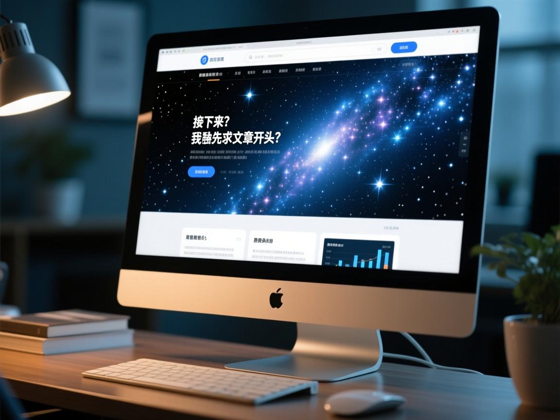 接下来,用户要求文章结构为总分总,开头要有噱头,吸引读者。我得先想一个引人入胜的开头,可能抛出一个疑问或者精彩片段,比如提到一个网站让星空在电脑上闪烁,引发读者的好奇心