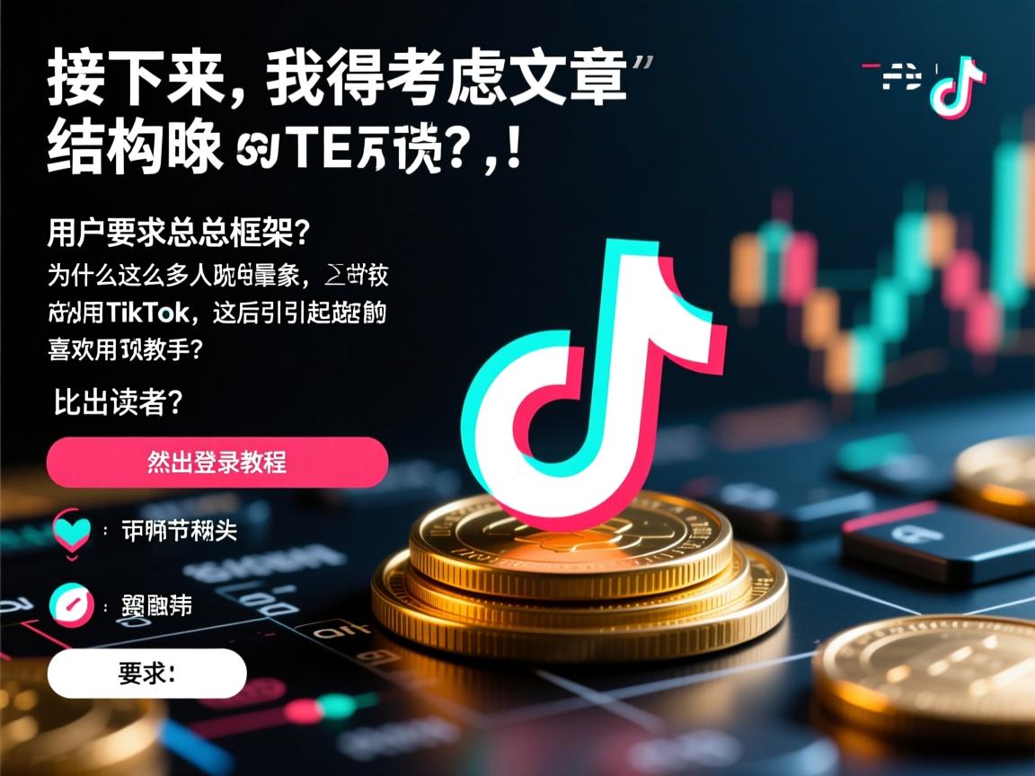 接下来，我得考虑文章的结构。用户要求总分总框架，开头要有噱头，吸引读者。或许可以从TikTok的流行现象入手，提出问题，比如为什么这么多人喜欢用TikTok，然后引出登录教程。这样能引起读者的兴趣